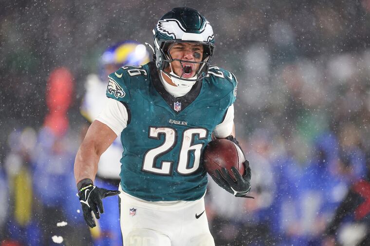 Eagles running back Saquon Barkley is looking to be the first non-quarterback to win the MVP since 2012.